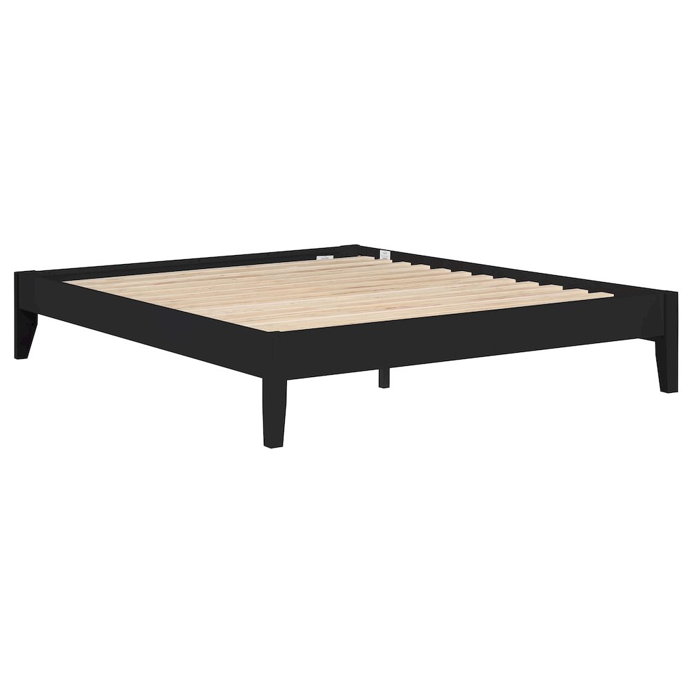 Hounslow Queen Universal Platform Bed Black. Picture 1