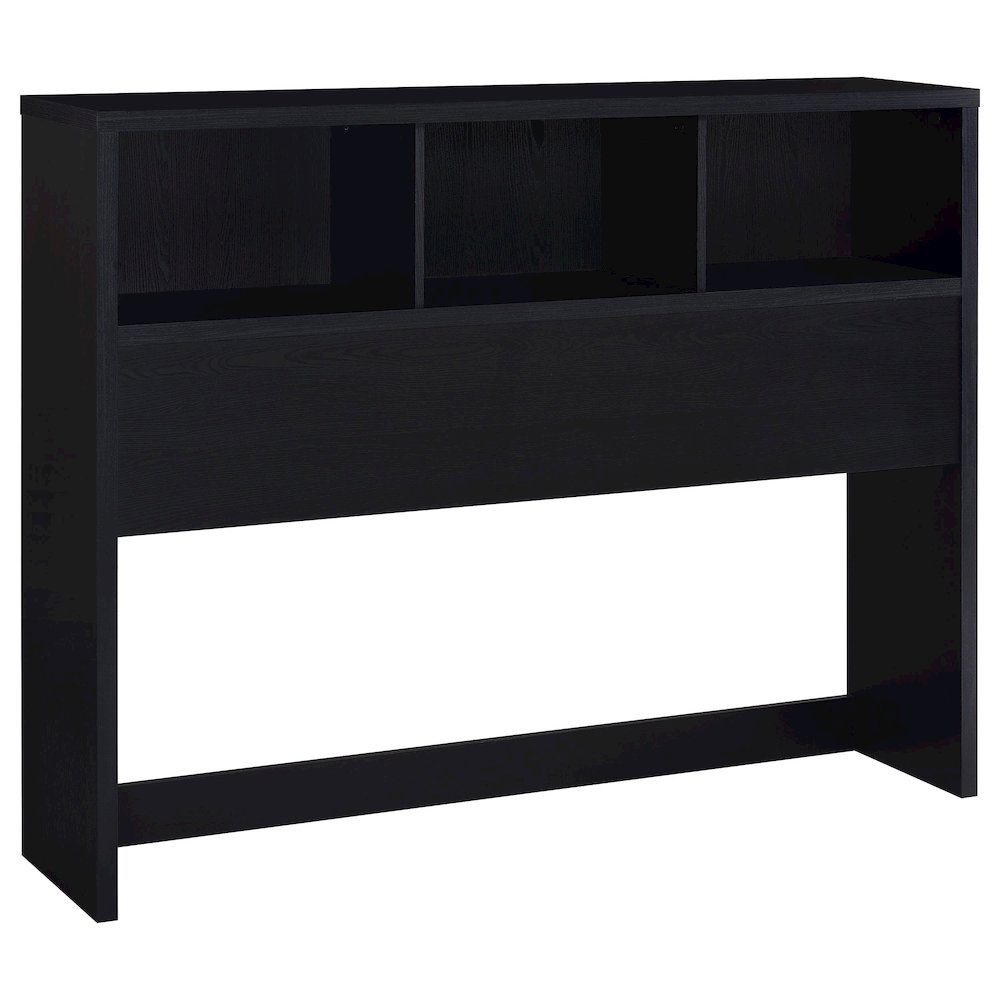 Westpark 49-inch Queen Bookcase Headboard Black. Picture 1