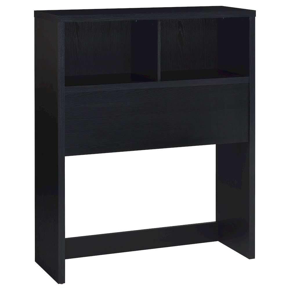 Westpark 3-piece Twin Bedroom Set Bookcase Headboard Black. Picture 2