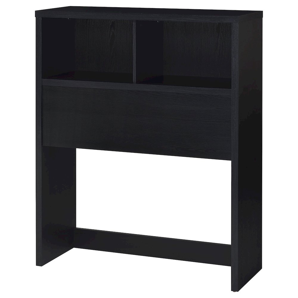 Westpark 3-piece Twin Bedroom Set Bookcase Headboard Black. Picture 4