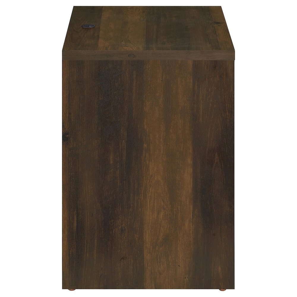 Westpark 2-drawer Nightstand LED Lights and USB Dark Pine. Picture 10