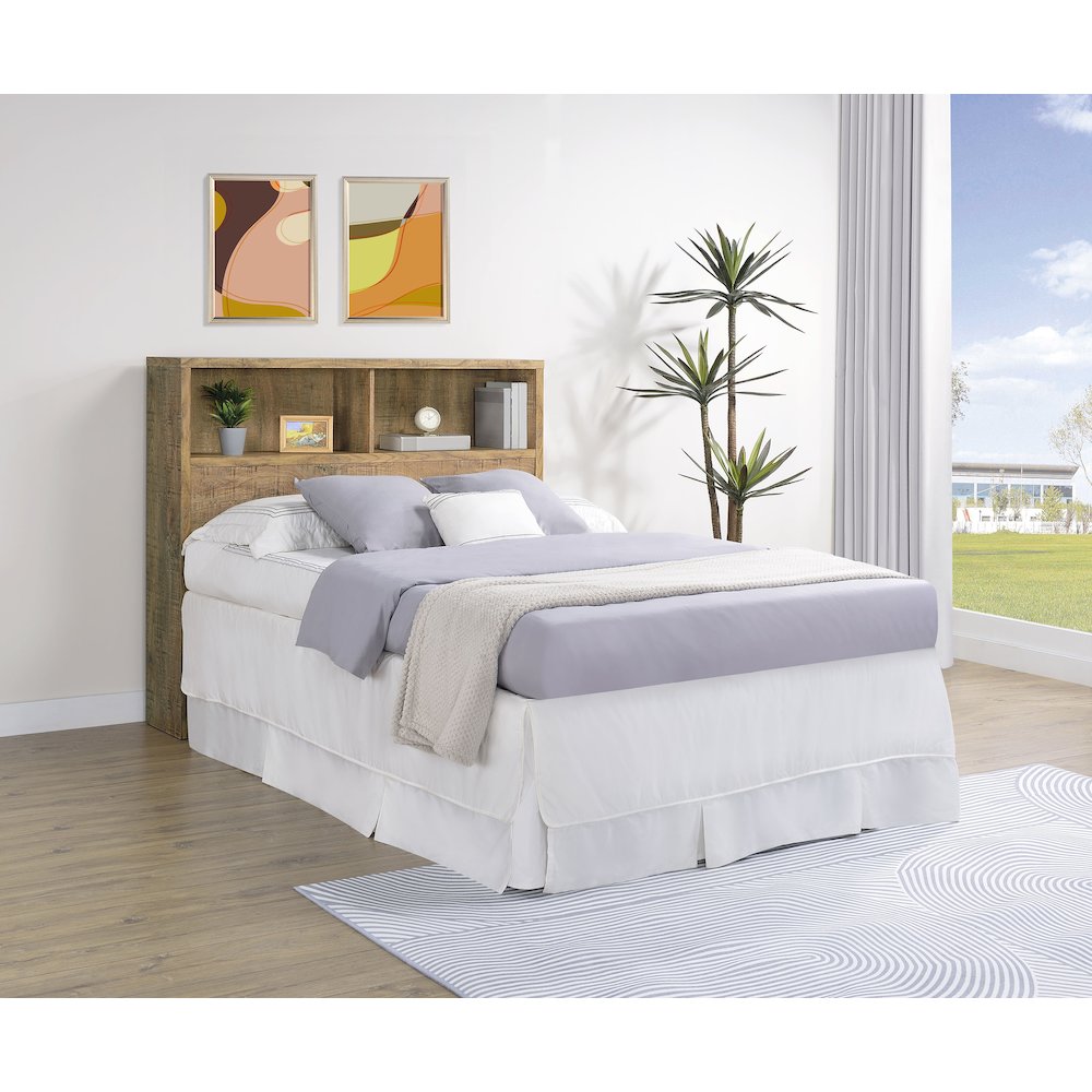 Westpark 49-inch Full Bookcase Headboard Mango. Picture 2