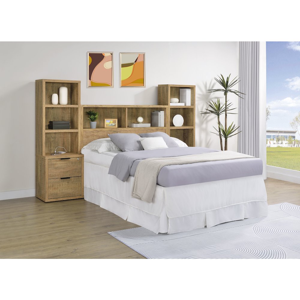 Westpark 49-inch Full Bookcase Headboard Mango. Picture 11