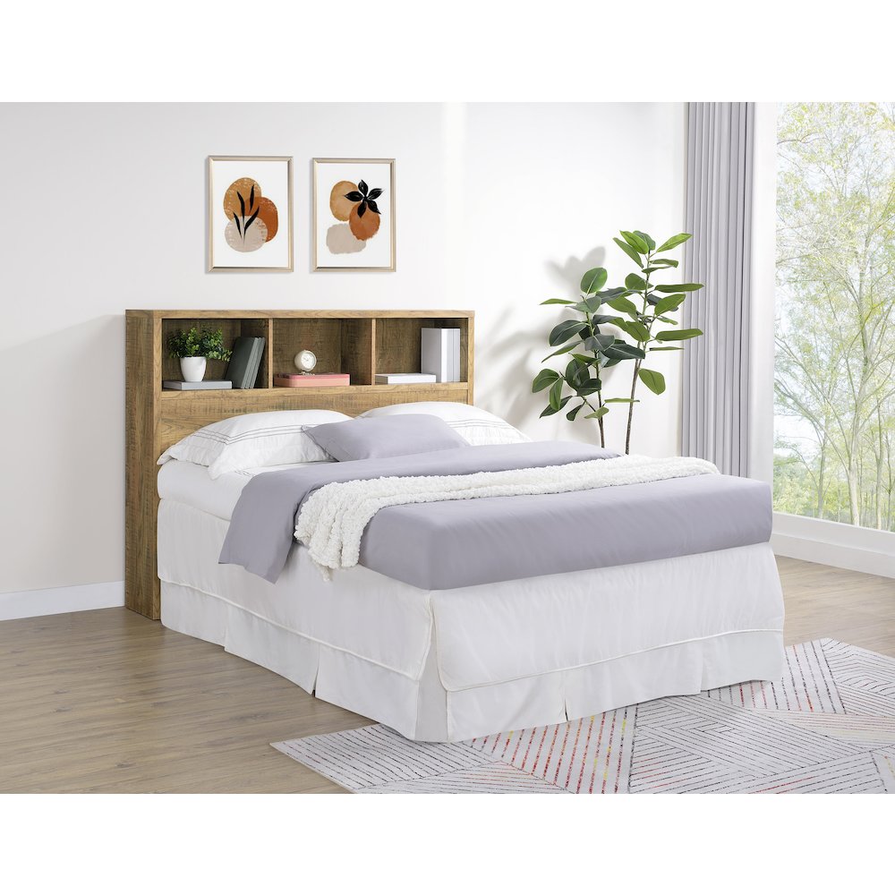 Westpark 49-inch Queen Bookcase Headboard Mango. Picture 2