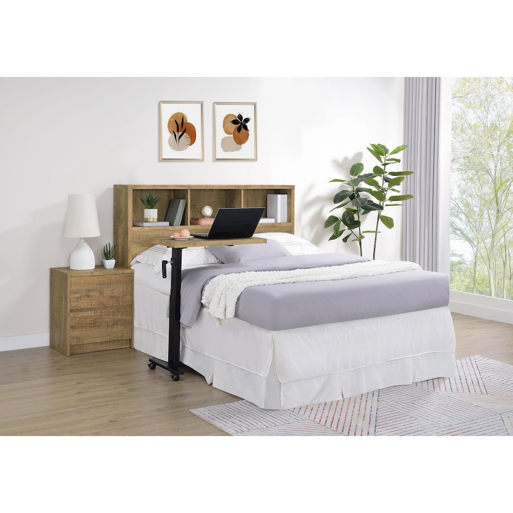 Westpark 49-inch Queen Bookcase Headboard Mango. Picture 9