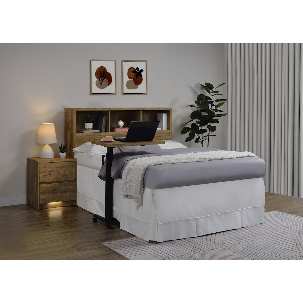 Westpark 49-inch Queen Bookcase Headboard Mango. Picture 10
