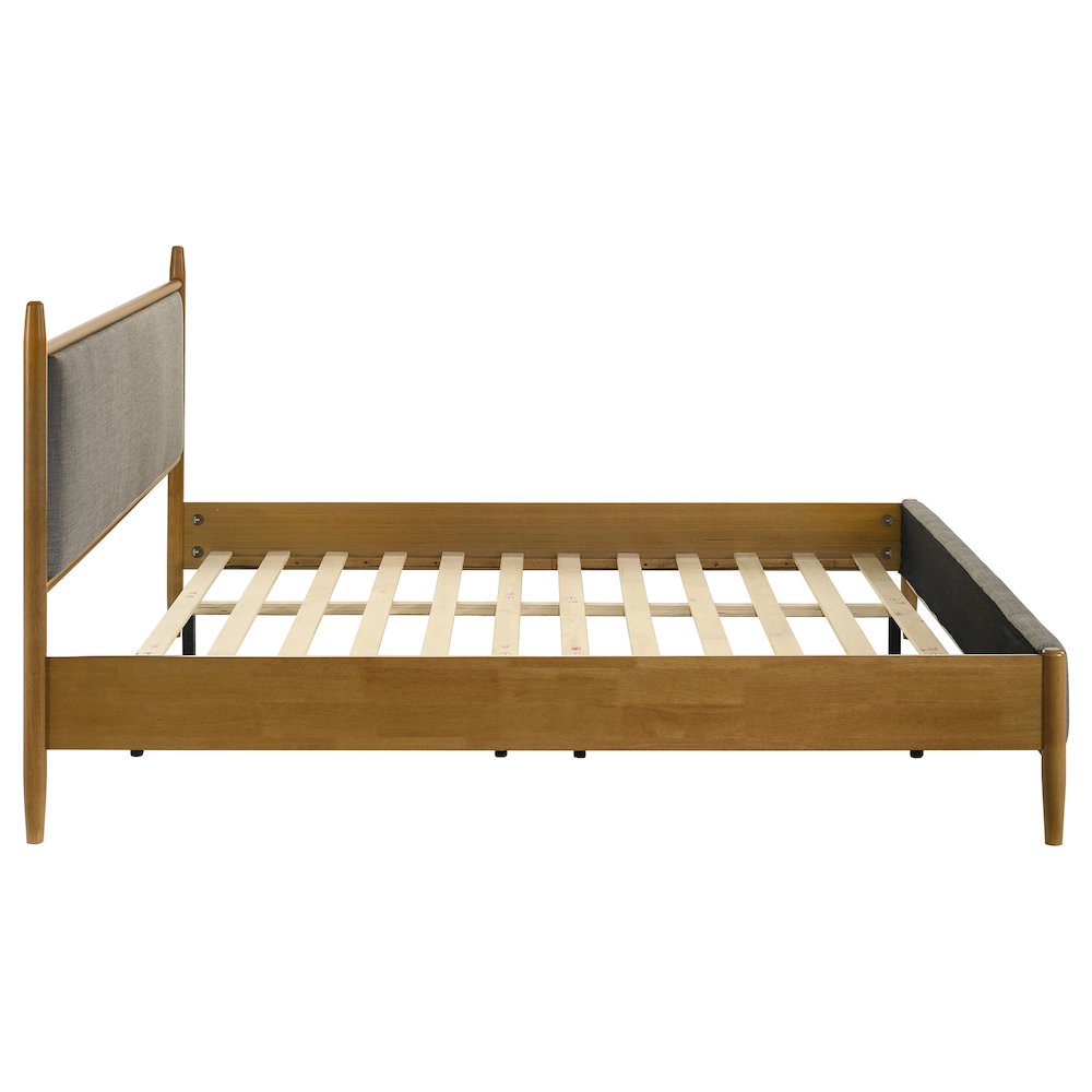 Mason 46-inch Eastern King Panel Platform Bed Light Brown. Picture 6