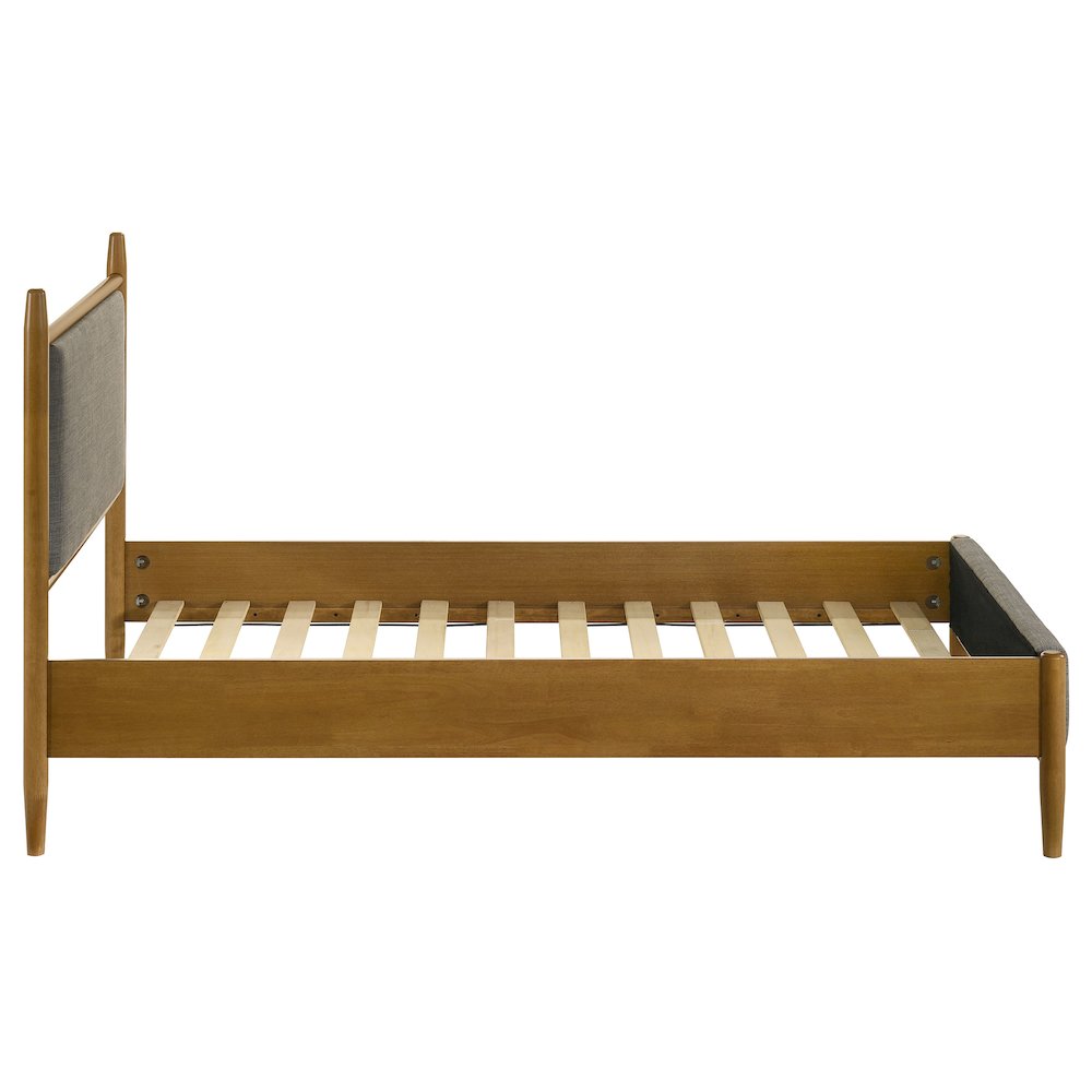 Mason 46-inch Twin Panel Platform Bed Grey and Light Brown. Picture 6
