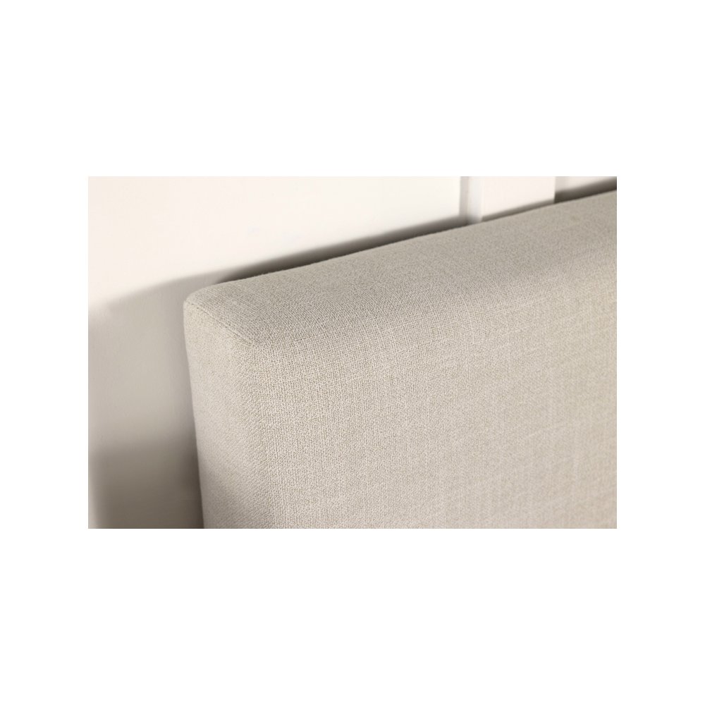 Pirro Upholstered Twin Panel Headboard Sand. Picture 10