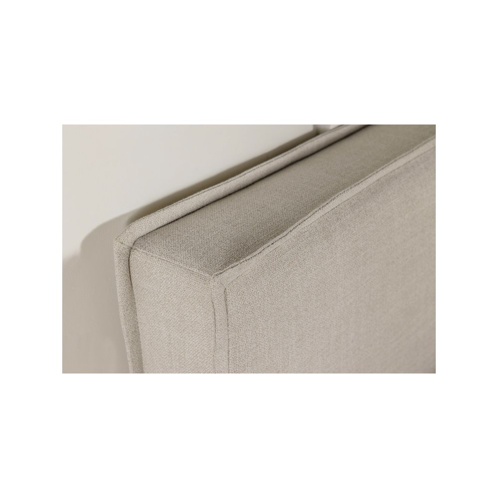 Izzy Upholstered King Panel Headboard Sand. Picture 10