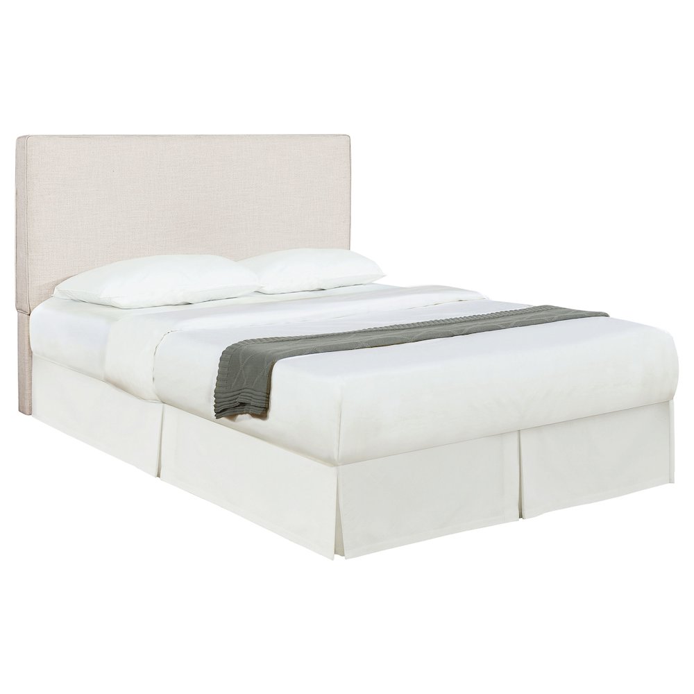 Kosmo Upholstered King Panel Headboard Sand. Picture 1