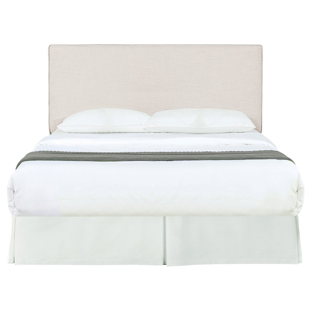 Kosmo Upholstered King Panel Headboard Sand. Picture 3