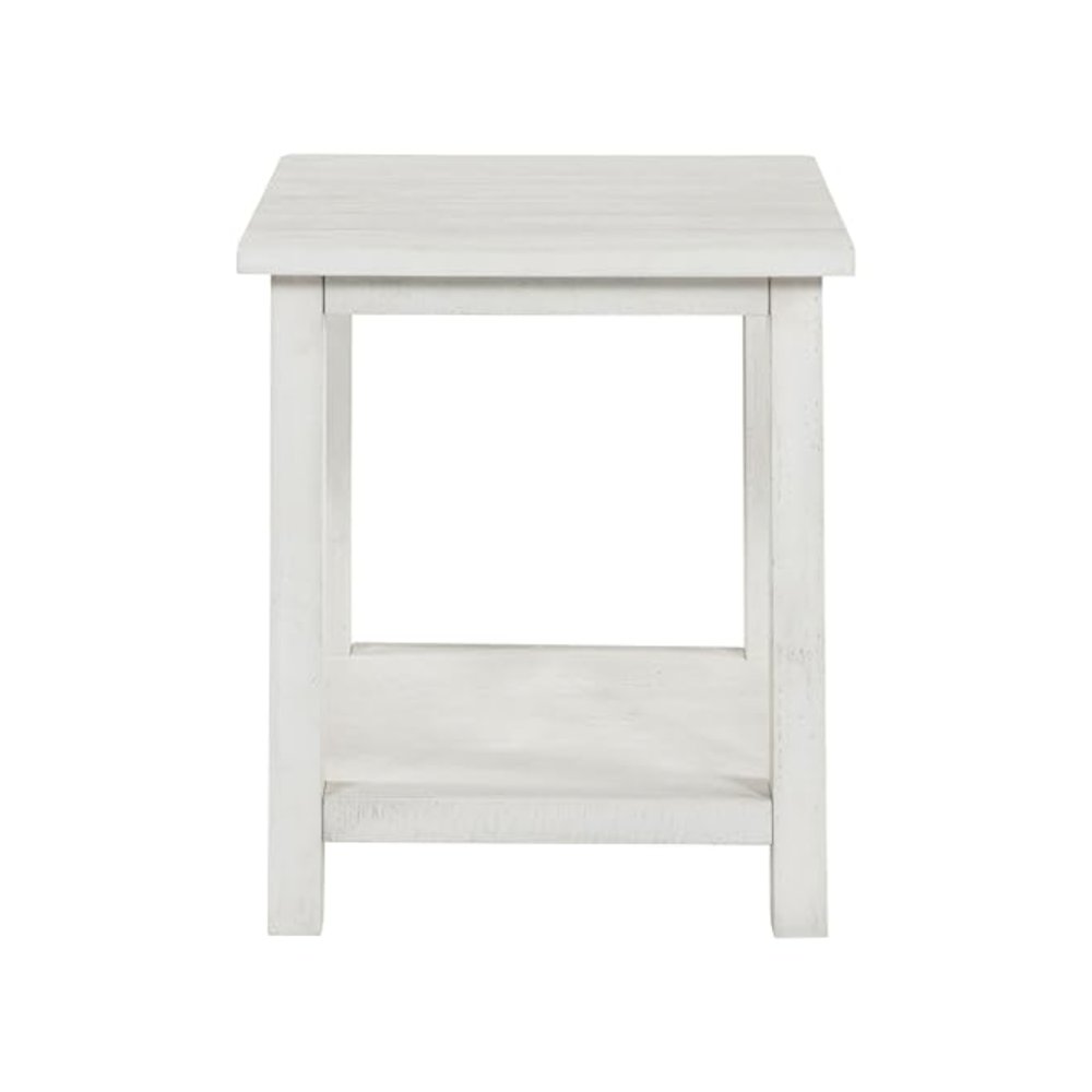 Payne 2-piece Coffee and End Table Set Distressed White. Picture 5