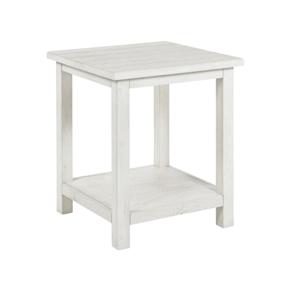 Payne 2-piece Coffee and End Table Set Distressed White. Picture 4