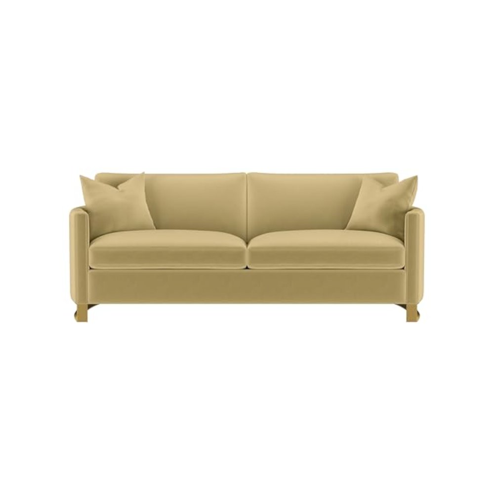 Corliss 2-piece Velvet Upholstered Sofa Set Camel. Picture 5