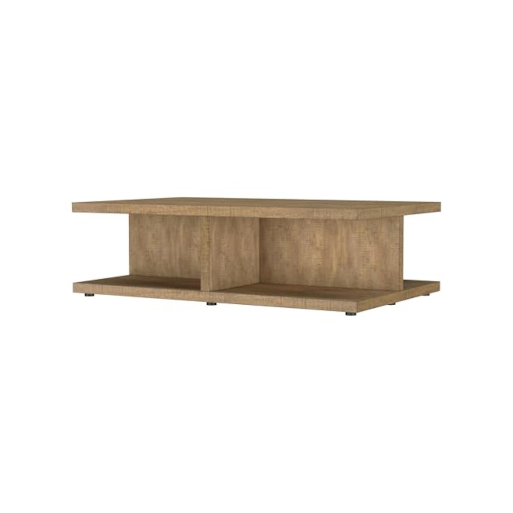 Cortona Square Engineered Wood Cocktail Coffee Table Mango. Picture 5