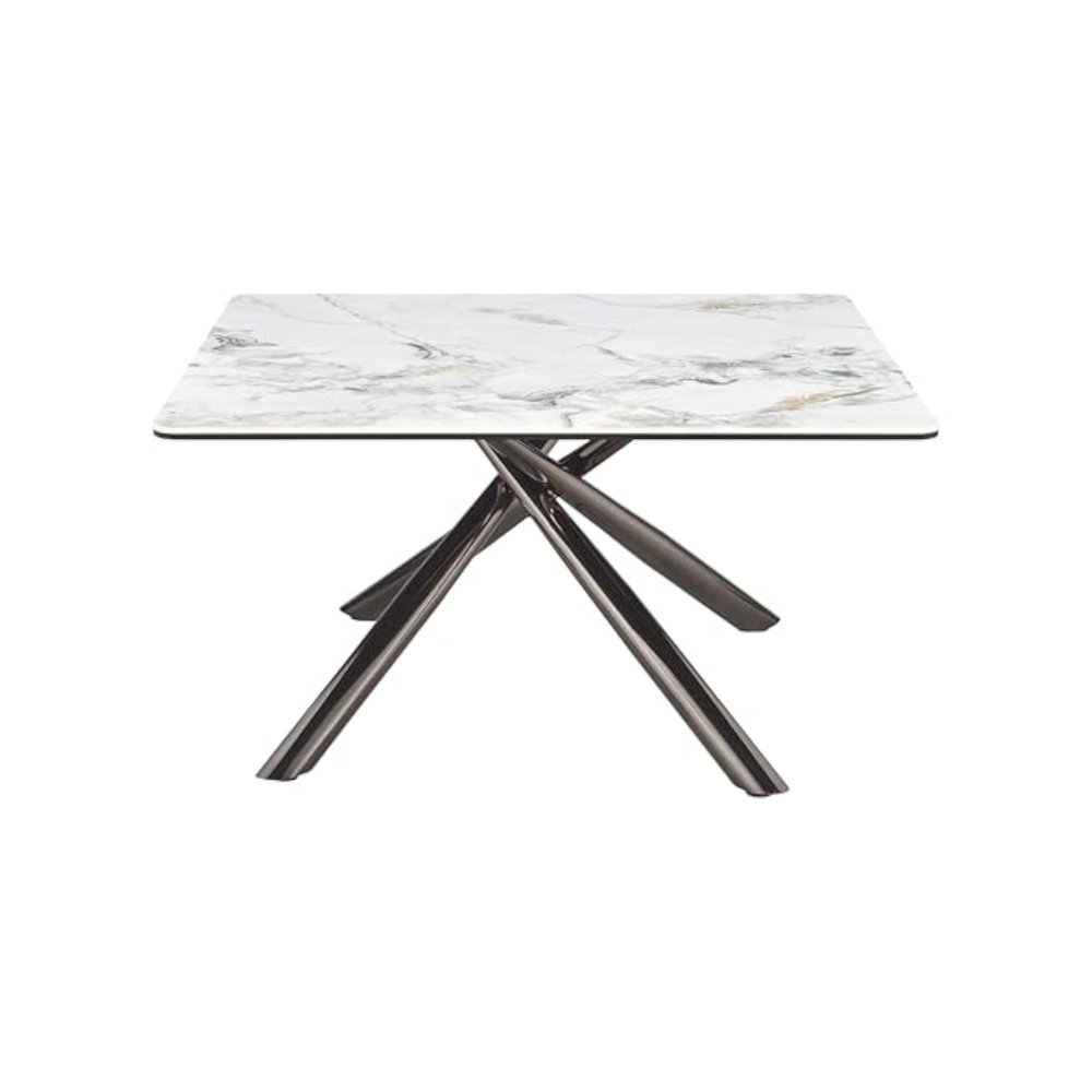 Carvell 2-piece Square Coffee and End Table Set Mirage White. Picture 7