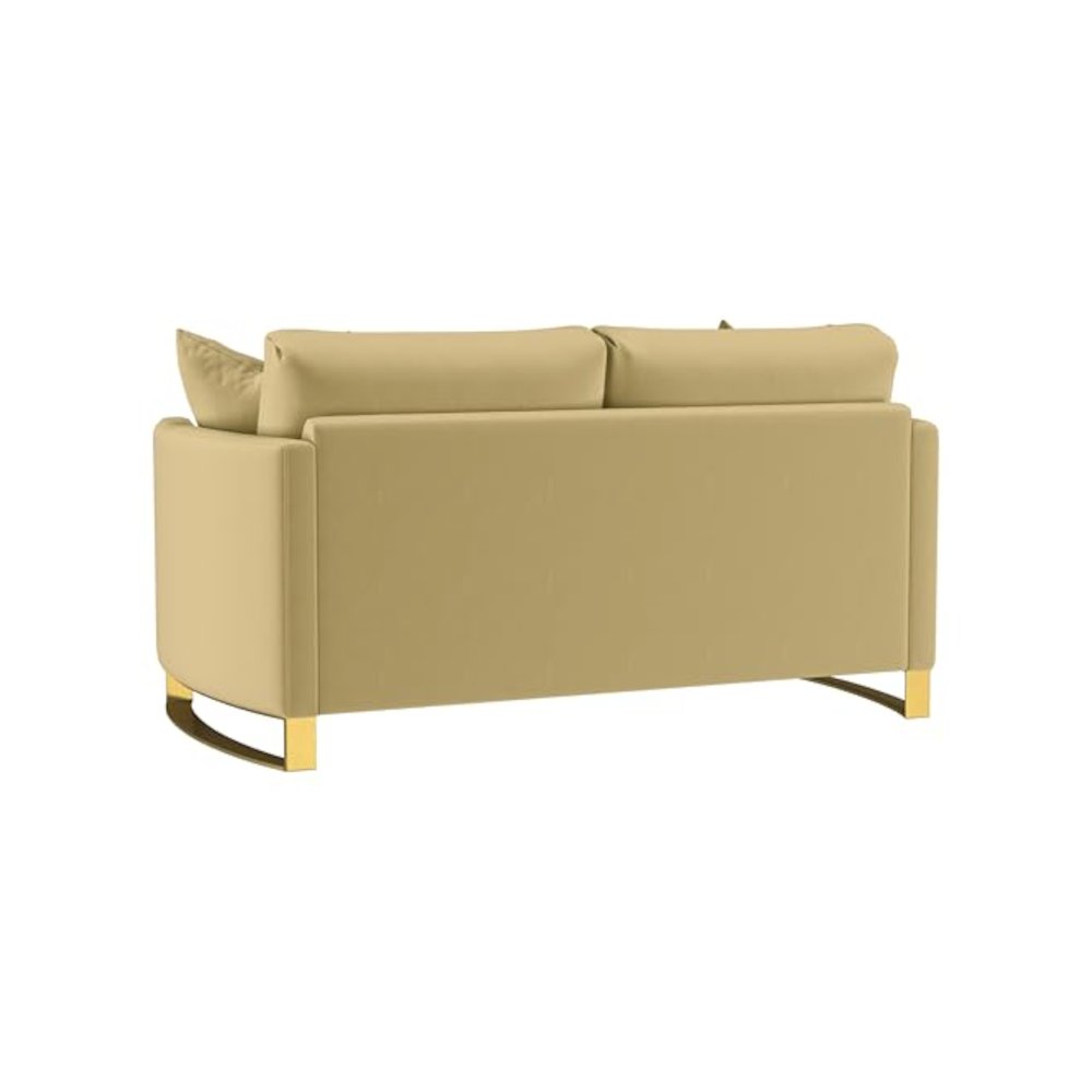 Corliss 2-piece Velvet Upholstered Sofa Set Camel. Picture 9