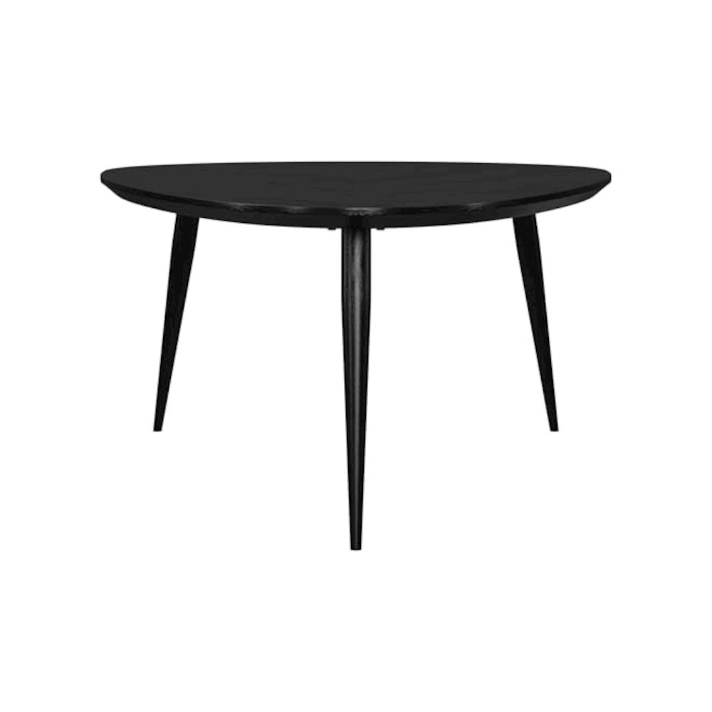 Odessa 3-piece Triangular Coffee and End Table Set Black. Picture 8