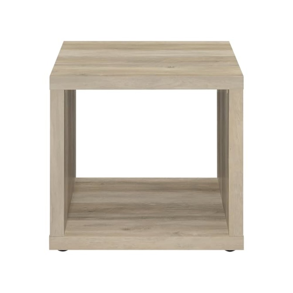 Frisco 2-piece Coffee and End Table Set Distressed Pine. Picture 4