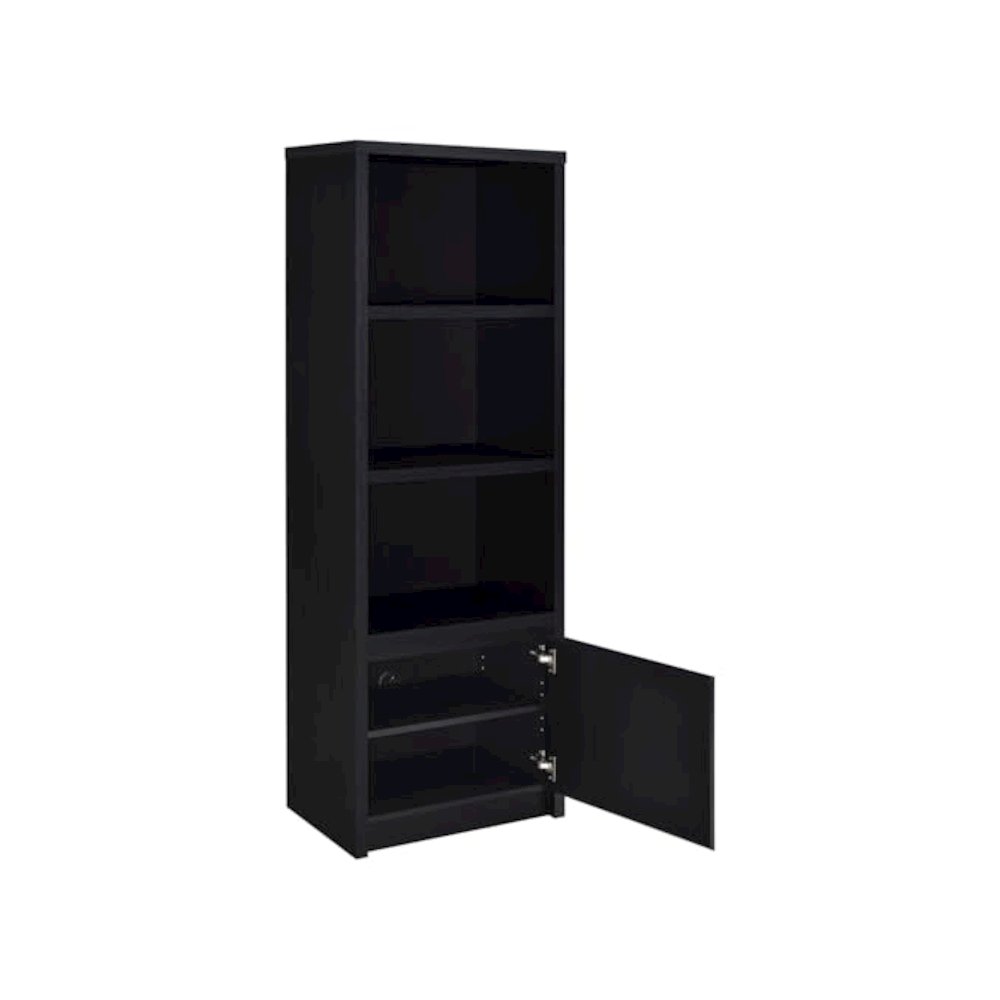 Winfield 3-piece Entertainment Center 78-inch TV Stand Black. Picture 10