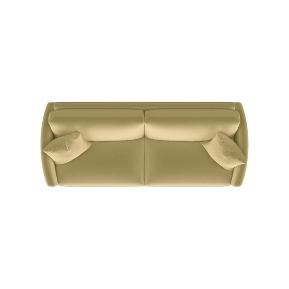 Corliss Upholstered Curved Track Arm Sofa Camel. Picture 11
