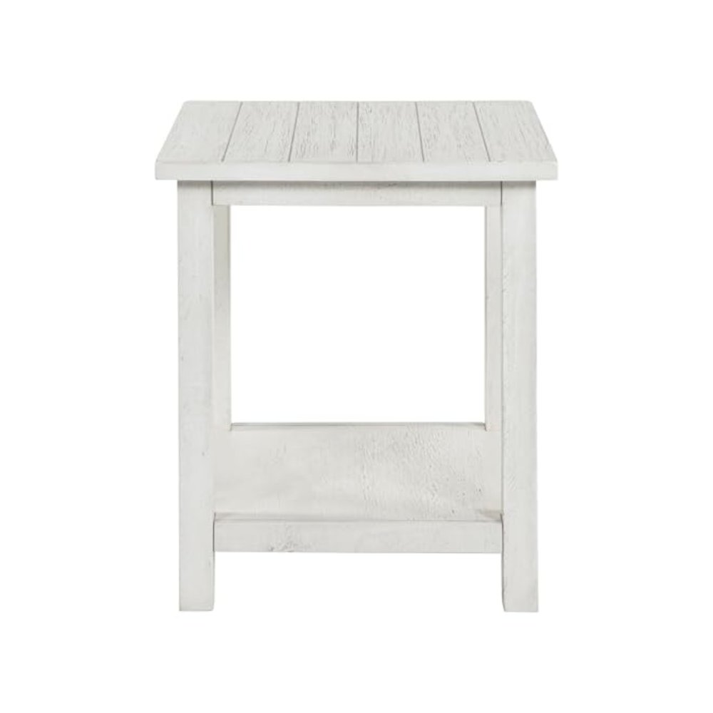 Payne 2-piece Coffee and End Table Set Distressed White. Picture 6
