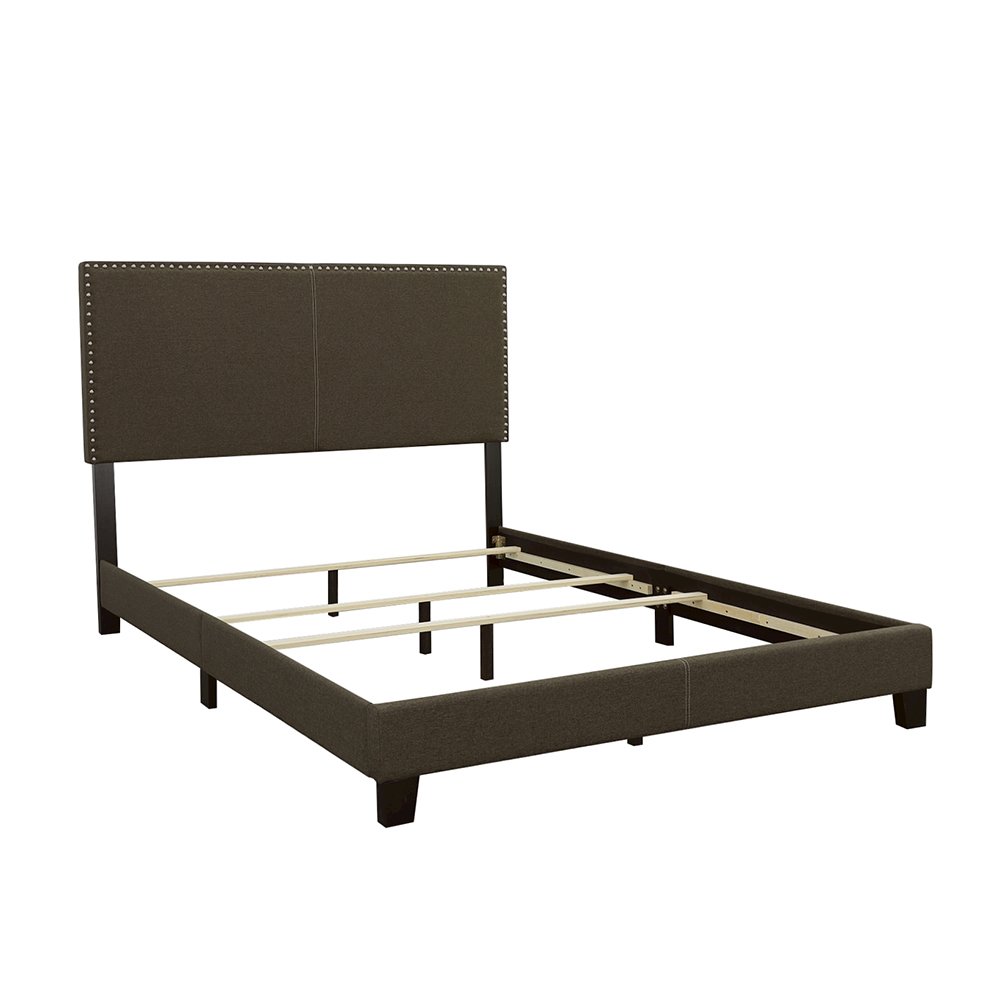 Boyd Upholstered Eastern King Panel Bed Charcoal. Picture 1
