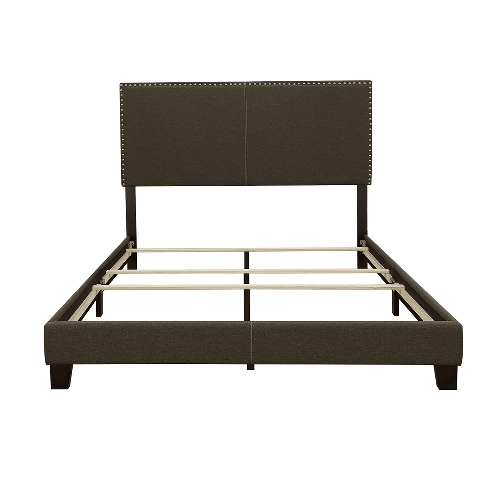Boyd Upholstered Queen Panel Bed Charcoal. Picture 4