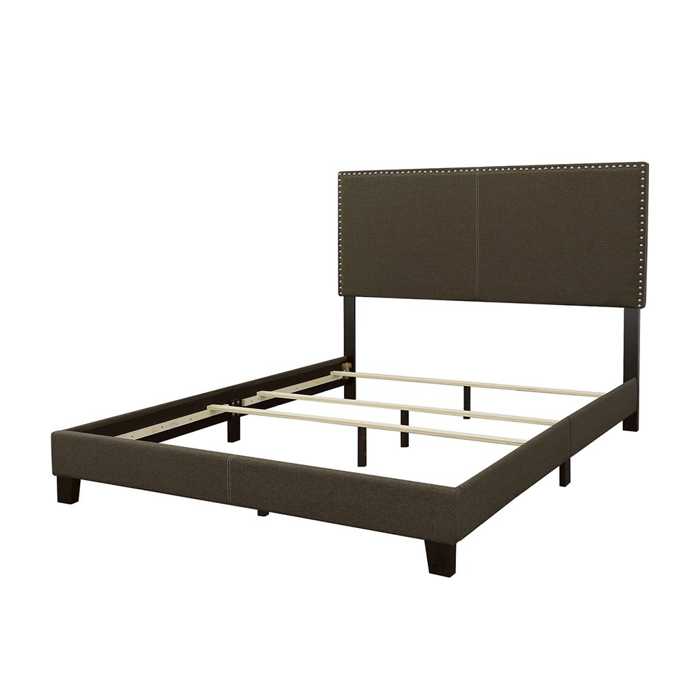 Boyd Upholstered Queen Panel Bed Charcoal. Picture 5