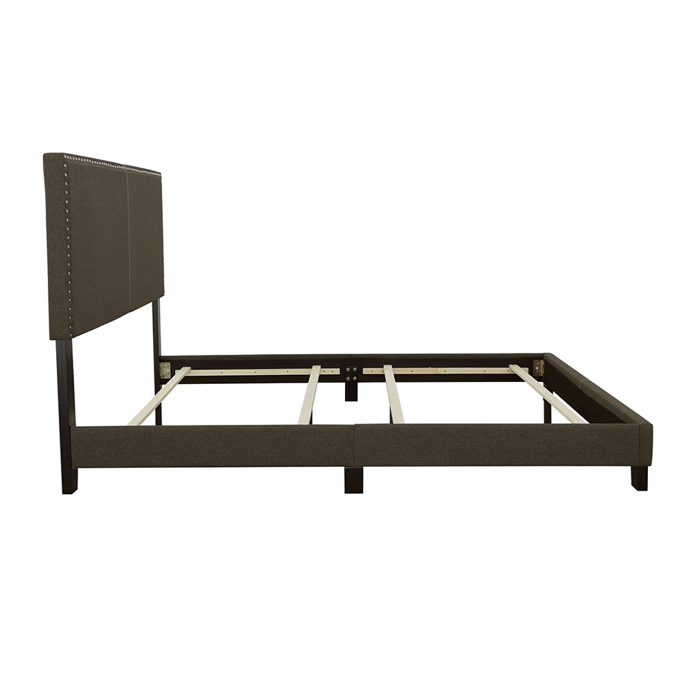 Boyd Upholstered Queen Panel Bed Charcoal. Picture 6