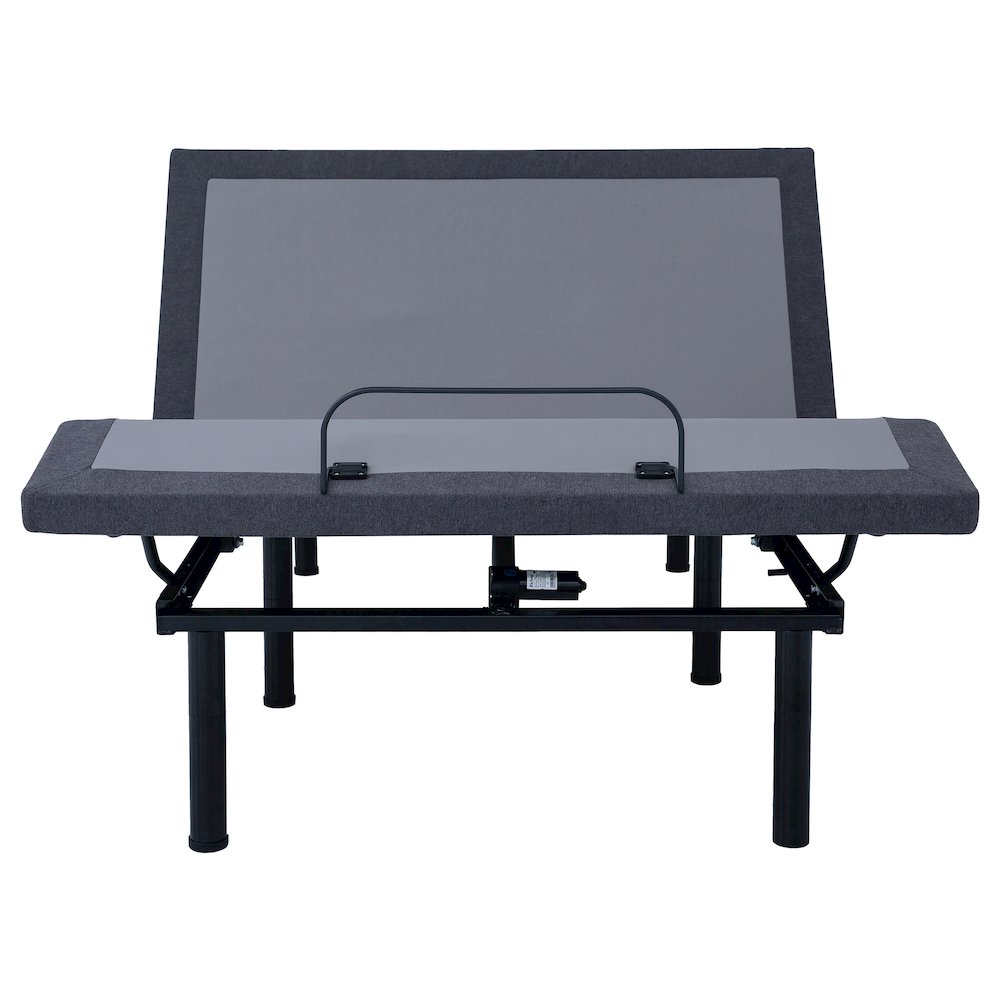 Clara Eastern King Adjustable Bed Base Grey and Black. Picture 5