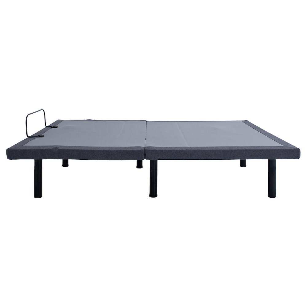 Clara Eastern King Adjustable Bed Base Grey and Black. Picture 8