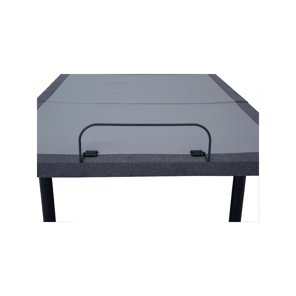 Clara Eastern King Adjustable Bed Base Grey and Black. Picture 14