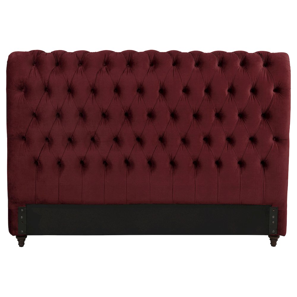Devon 57-inch Upholstered California King Headboard Wine Red. Picture 3