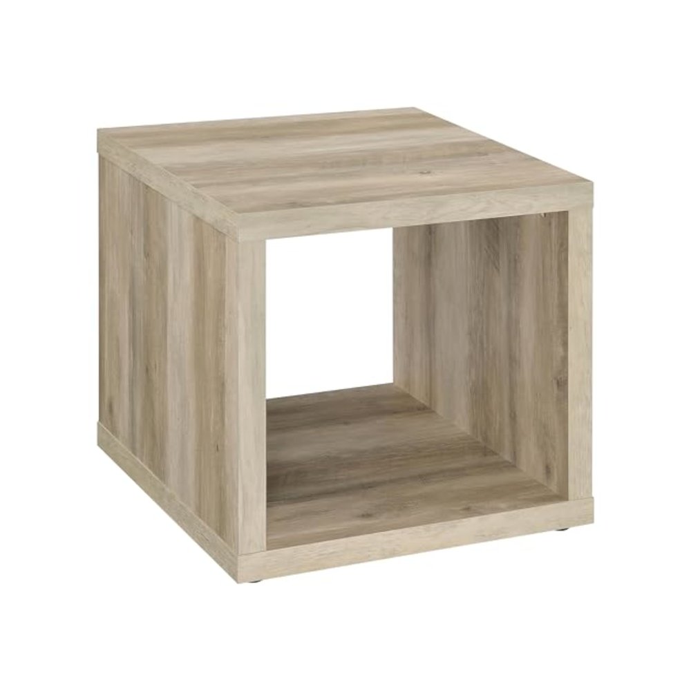 Frisco 2-piece Coffee and End Table Set Distressed Pine. Picture 3