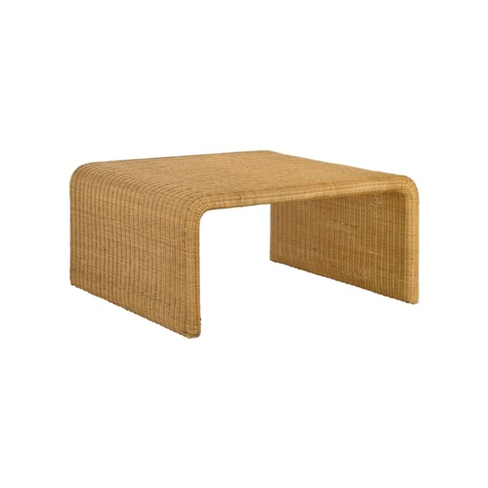 Juanita 2-piece Rattan Coffee and End Table Set Natural. Picture 6