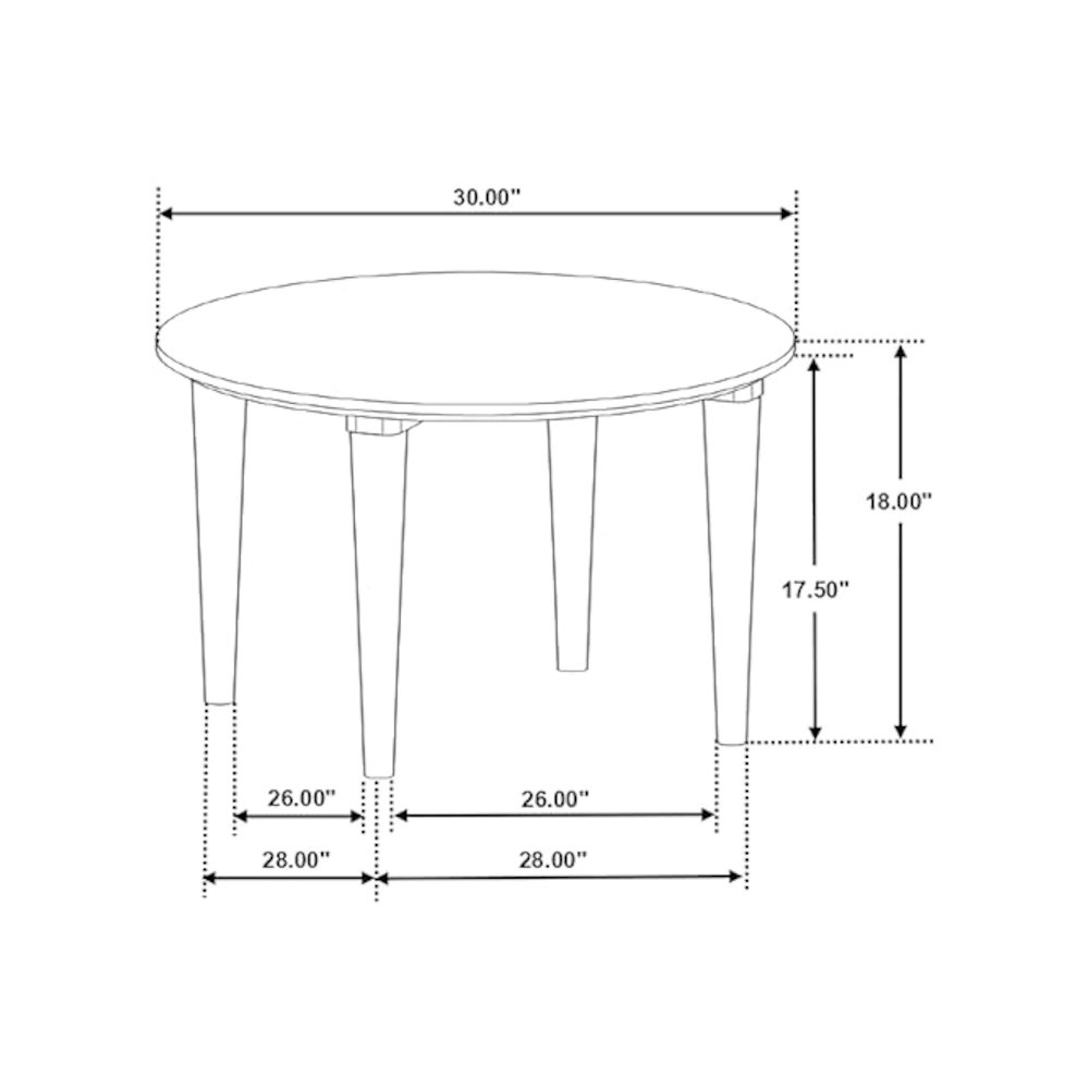 Aldis 3-piece Coffee and End Table Set White. Picture 10