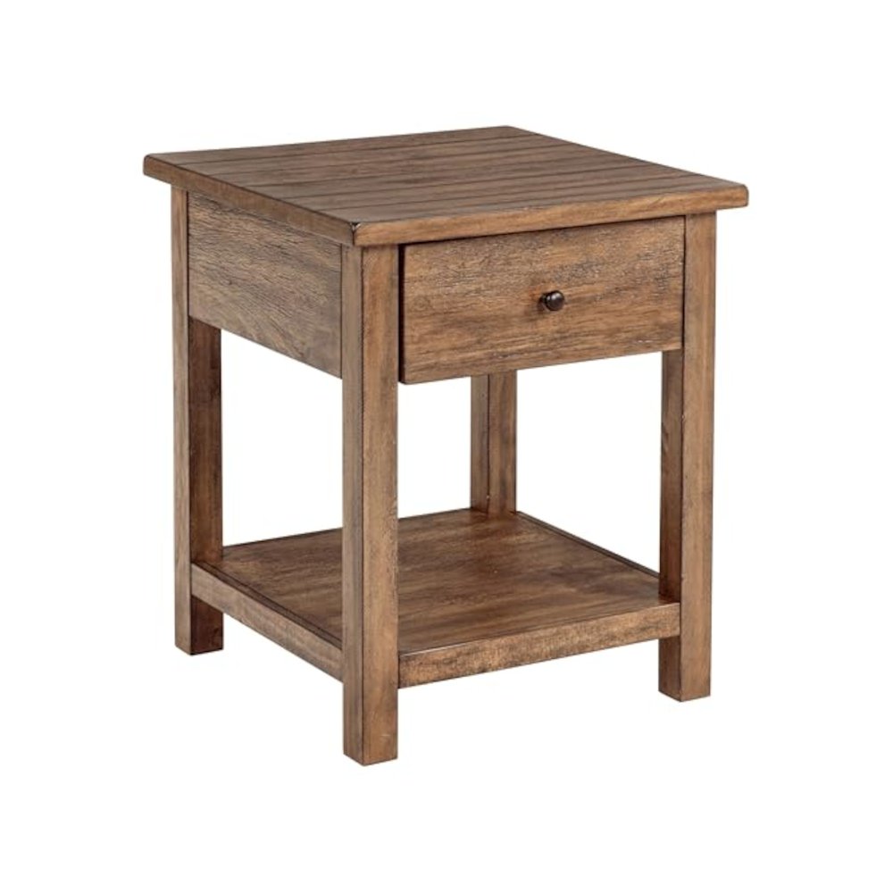 Payne 3-piece Coffee and 1-drawer End Table Set Brown. Picture 4