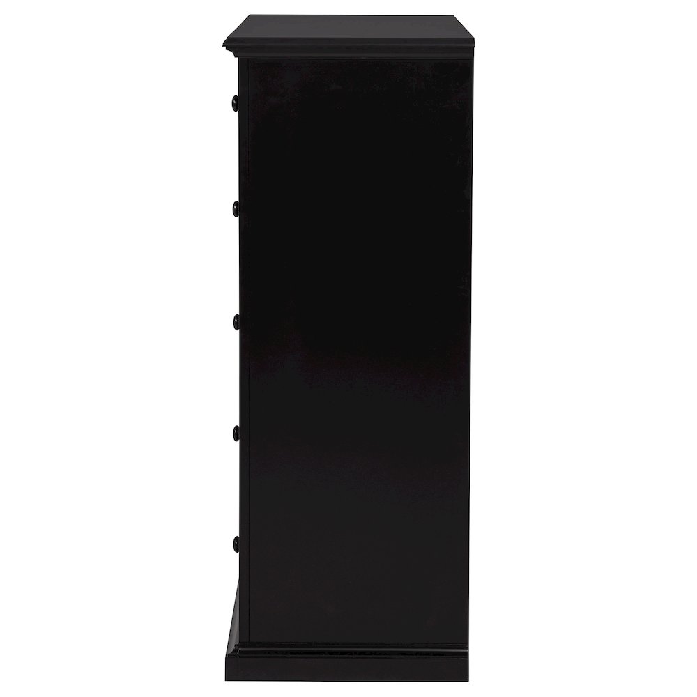 Sumerlin 6-drawer Bedroom Chest of Drawers Black. Picture 6