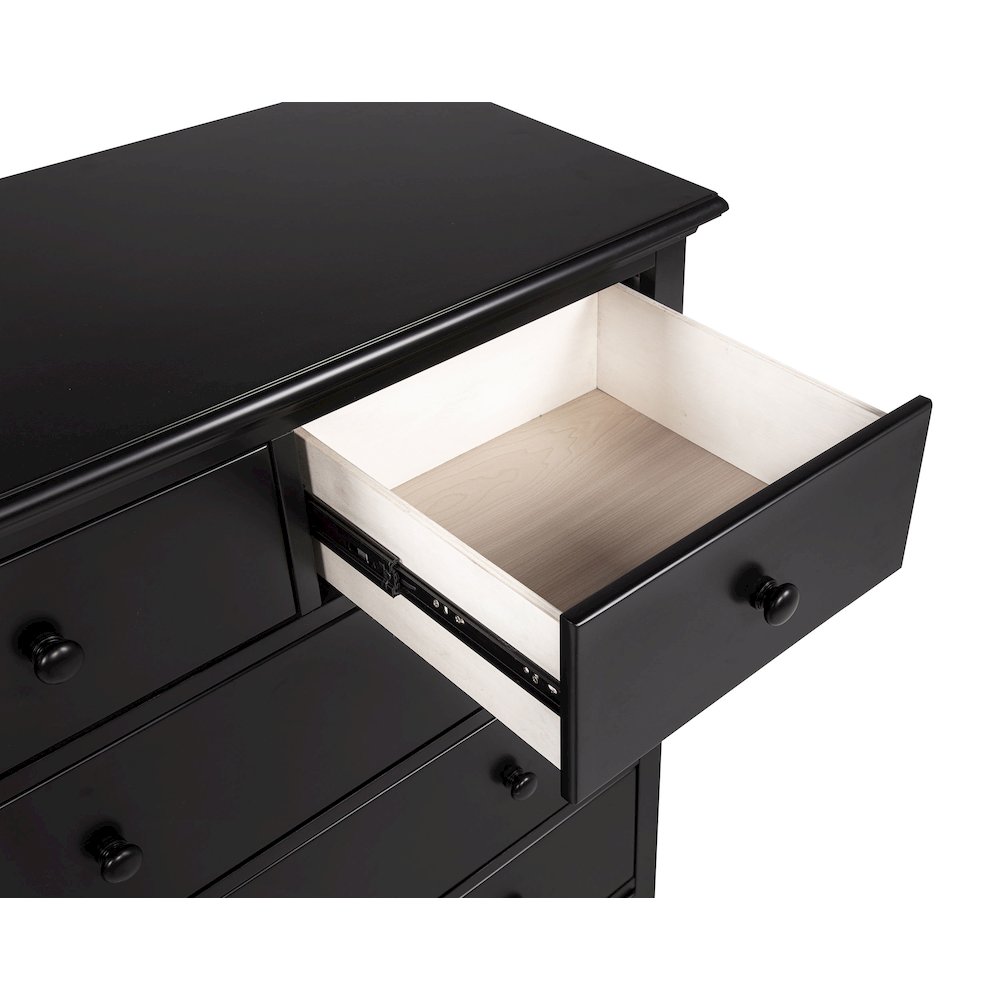 Sumerlin 6-drawer Bedroom Chest of Drawers Black. Picture 11