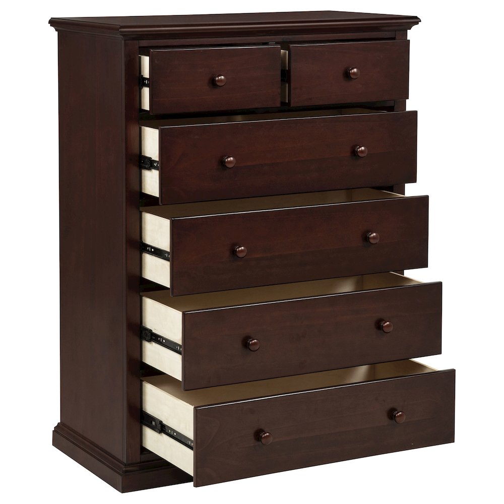 Sumerlin 6-drawer Bedroom Chest of Drawers Cappuccino. Picture 3