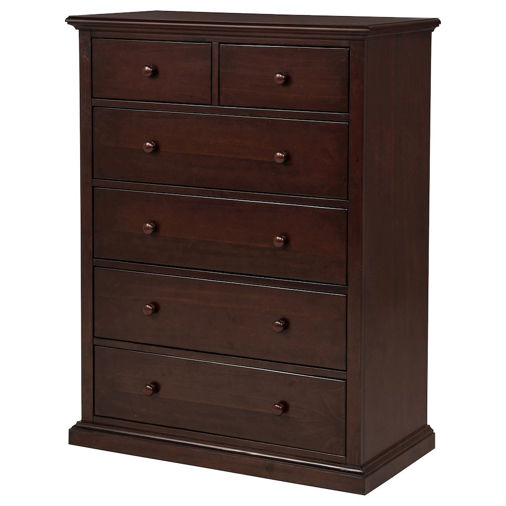 Sumerlin 6-drawer Bedroom Chest of Drawers Cappuccino. Picture 5