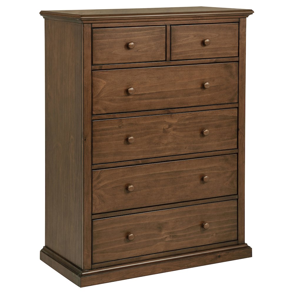 Sumerlin 6-drawer Bedroom Chest of Drawers Medium Brown. Picture 1