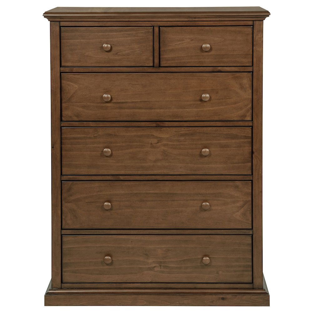 Sumerlin 6-drawer Bedroom Chest of Drawers Medium Brown. Picture 4