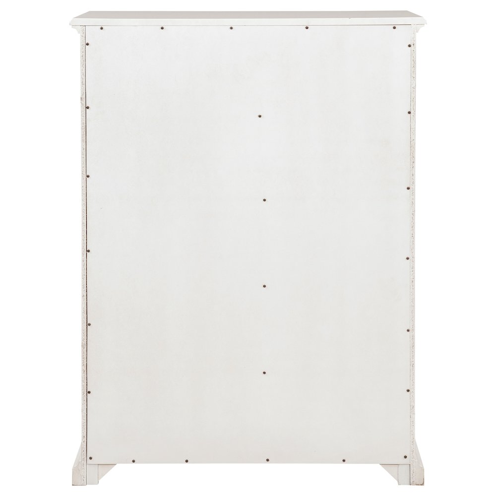 Sumerlin 6-drawer Bedroom Chest of Drawers White. Picture 8