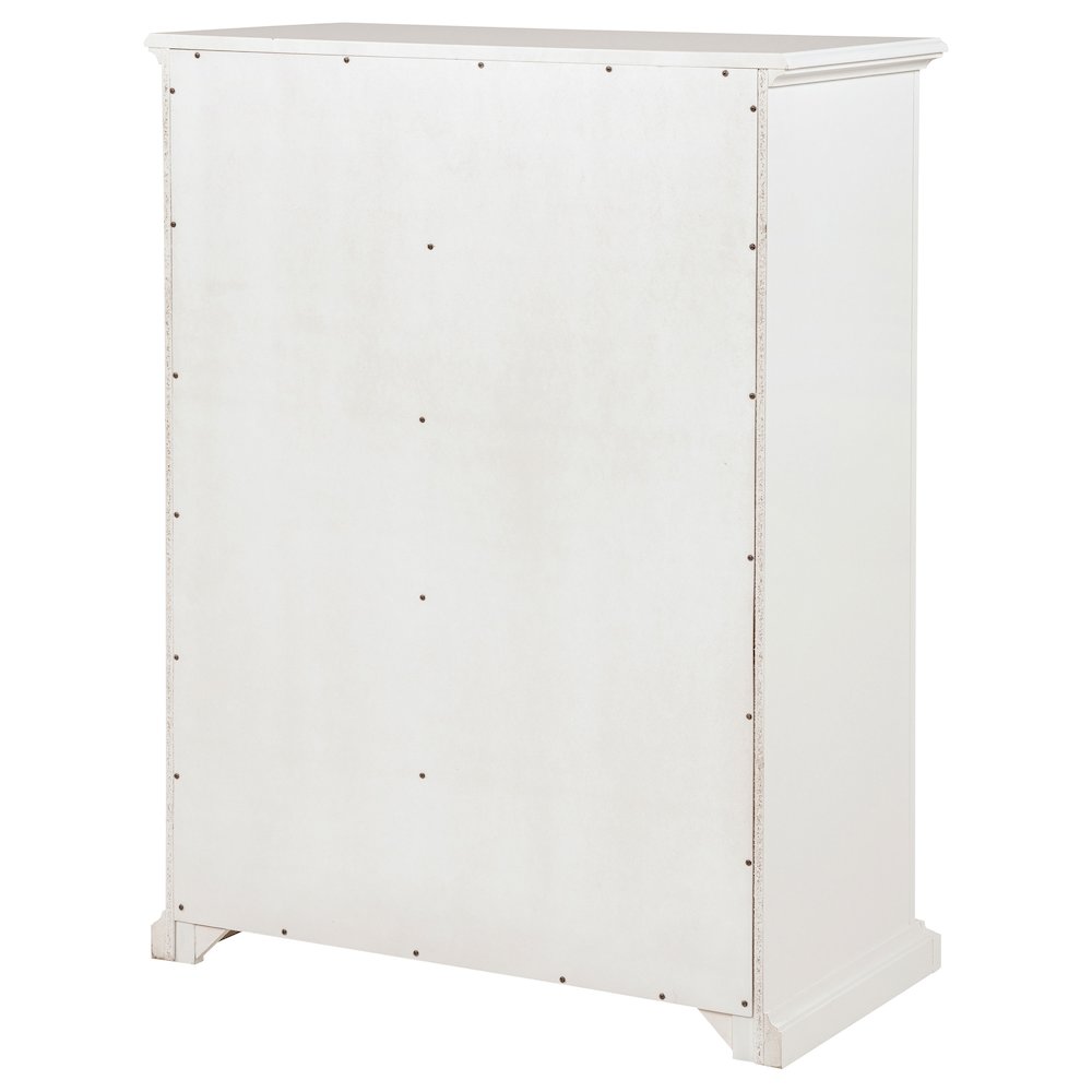 Sumerlin 6-drawer Bedroom Chest of Drawers White. Picture 9