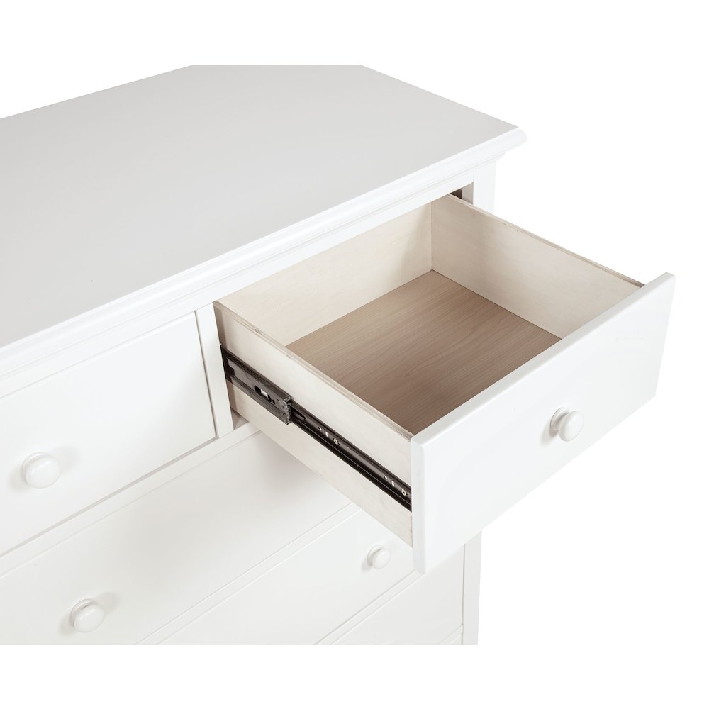 Sumerlin 6-drawer Bedroom Chest of Drawers White. Picture 11