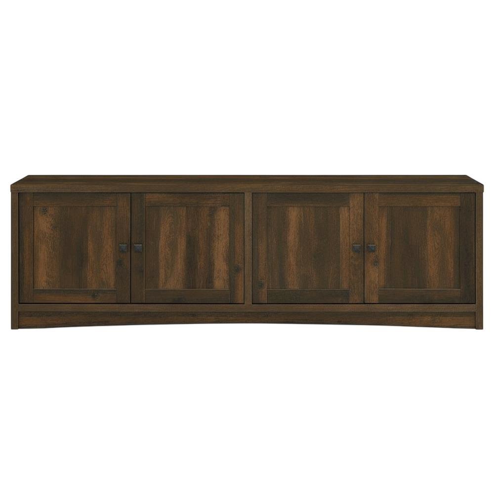 TV stand, 4 doors, engineered wood construction, transitional style. Picture 4