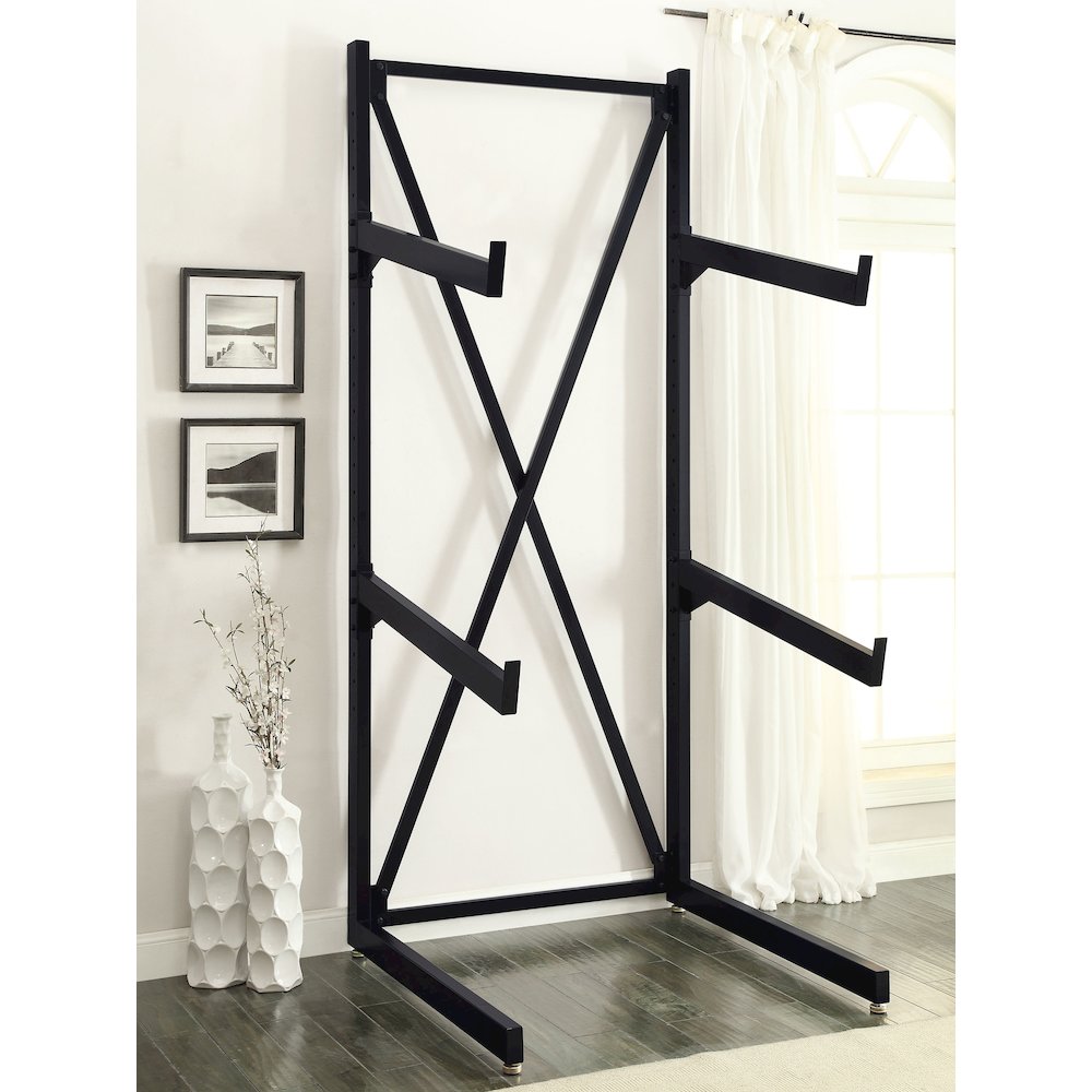Duarto 3-tier Sofa Display Rack Black. Picture 4
